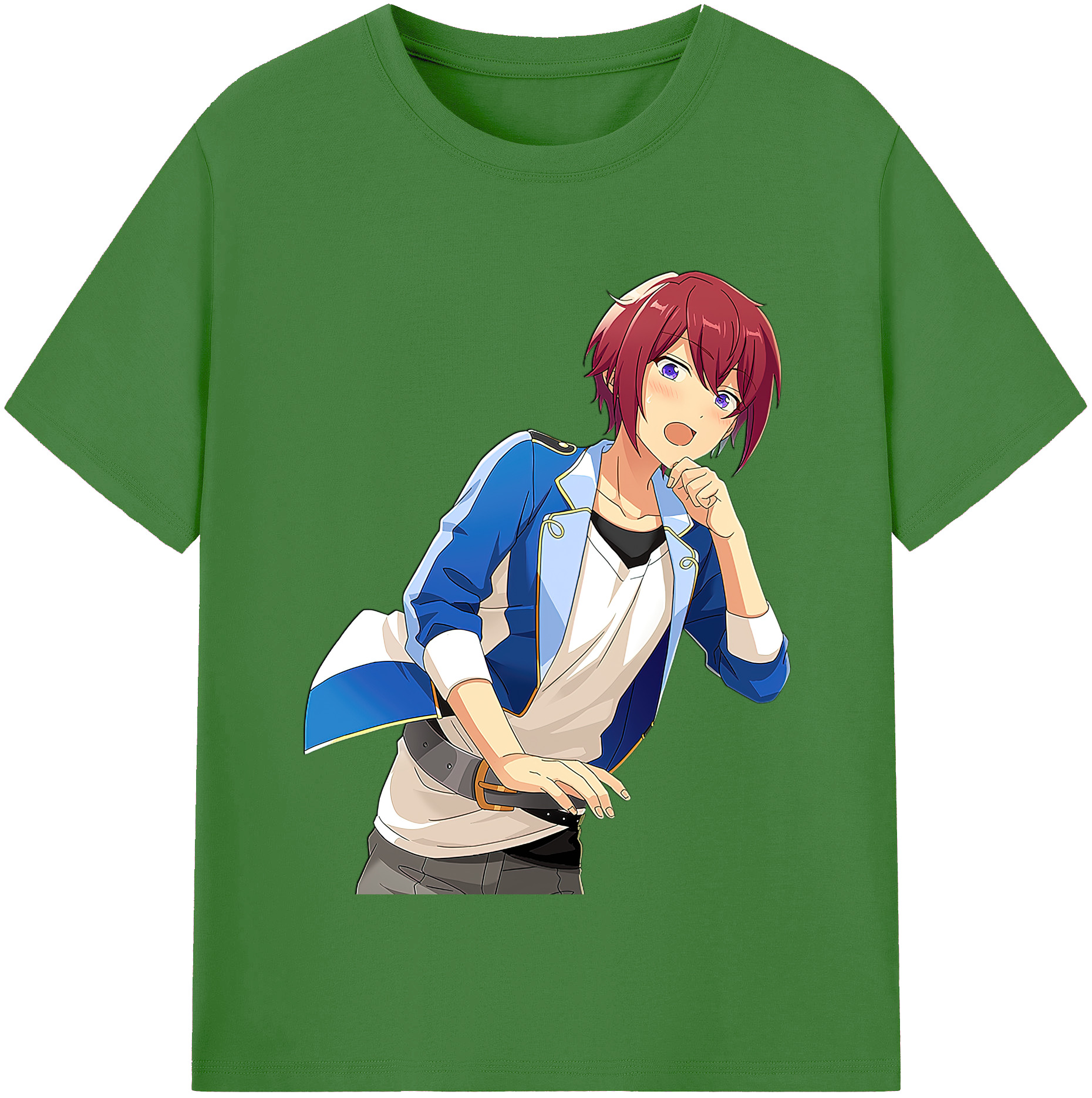 （画像用） あんさんぶるスターズ! Ensemble Stars レディースカジュアルプリントTシャツ（綿100％）